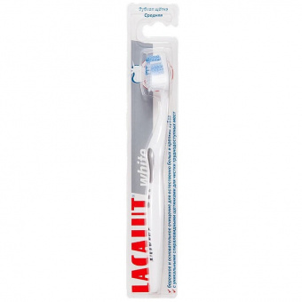 Лакалют зуб щетка Уайт средн жестк