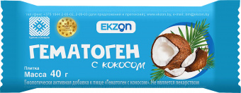 Гематоген кокосовый 40г