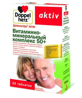 Доппельгерц Актив Витаминно-минерал компл 50+ тбл №30