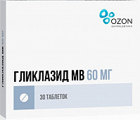 Гликлазид МВ тбл модиф высв 60мг №30