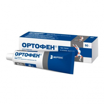 Ортофен гель д/наруж прим 5% 50г
