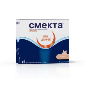 Смекта пор д/сусп д/пр внутрь Ваниль 3г 3,76г №20