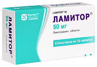 Ламитор тбл 50мг №50