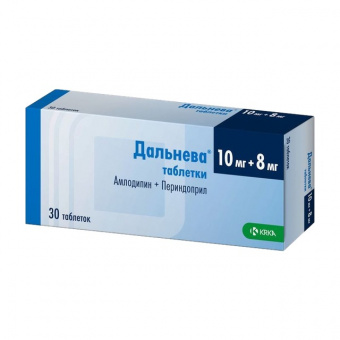 Дальнева тбл 10мг+8мг №30