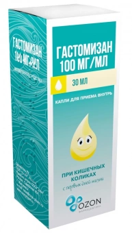 Гастомизан капли д/пр внутрь 100мг/мл 30мл фл