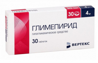 Глимепирид тбл 4мг №30