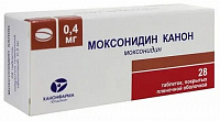 Моксонидин Канон тбл п/п/о 0,4мг №28х1