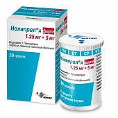 Нолипрел А форте тбл п/п/о 1,25мг+5мг №30