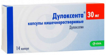 Дулоксетин Канон капс кишечнор 30мг №14