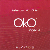 Линза очковая OkOvision 1.49 CR39 UC -1,50 70мм