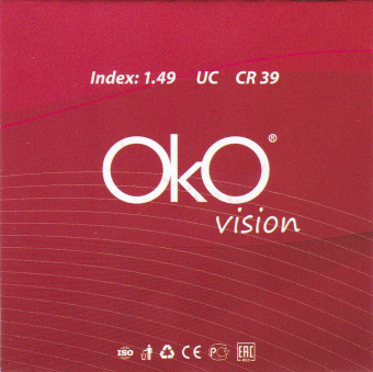 Линза очковая OkOvision 1.49 CR39 UC -0,50 75мм