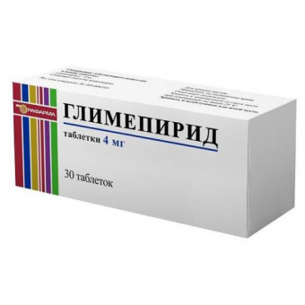 Глимепирид тбл 4мг №30