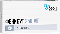 Фенибут тбл 250мг №20