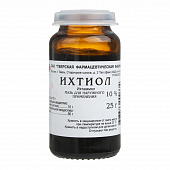 Ихтиол мазь д/наруж прим 20% 25г №1