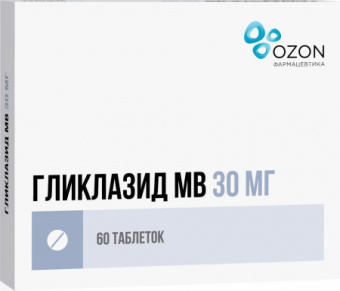 Гликлазид МВ тбл модиф высв 30мг №60