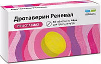 Дротаверин Реневал тбл 40мг №56