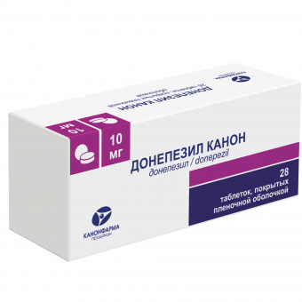 Донепезил Канон тбл п/п/о 10мг №28