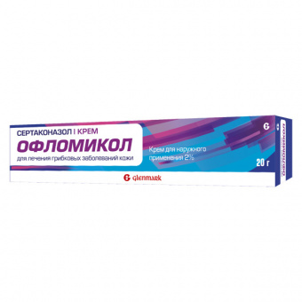 Офломикол крем д/нар прим 2% 20г