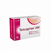 Телсартан АМ тбл 10мг+80мг №28