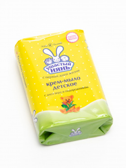 Ушастый Нянь крем-мыло алоэ и подорожник 90г