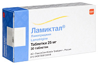 Ламиктал тбл 25мг №30