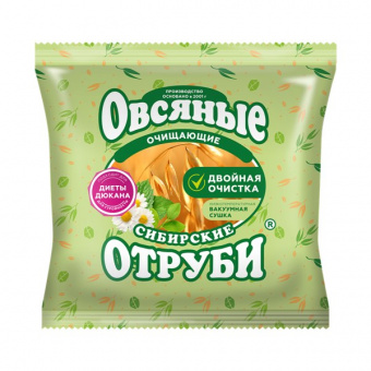 Отруби Сибирские овсяные очищающие 200г
