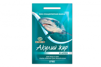 Акулий жир маска д/шеи плац алоэ лифтинг №1